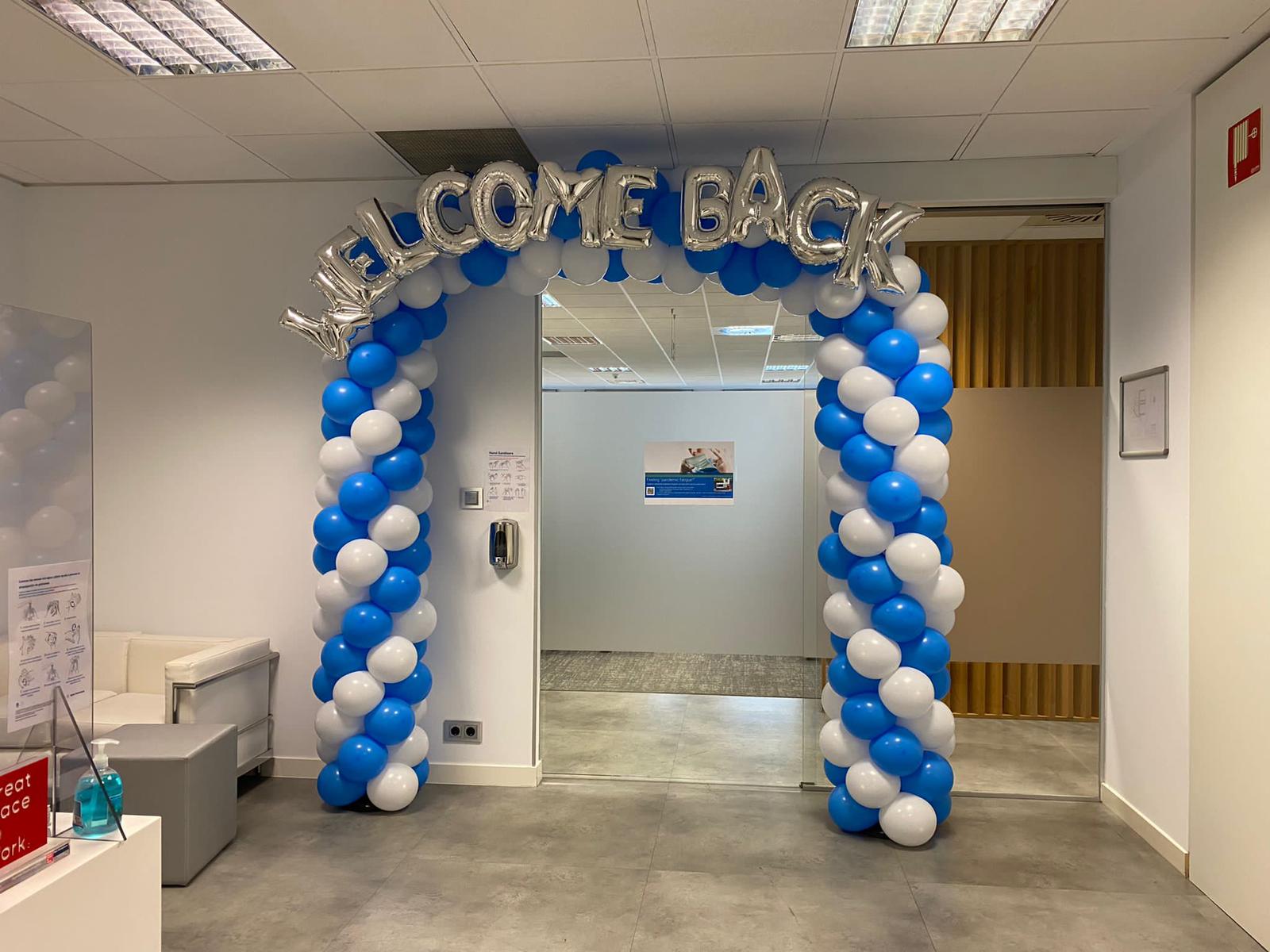 Decoración con globos para inaugurar una tienda - Mis Globos