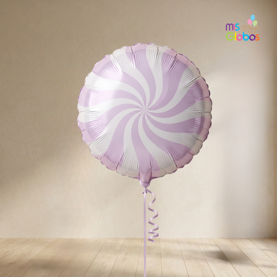 Globo mylar Caramelo Lila