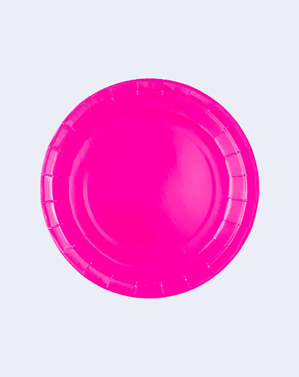 8 Platos Fucsia BIO 17 Cm - Mis Globos