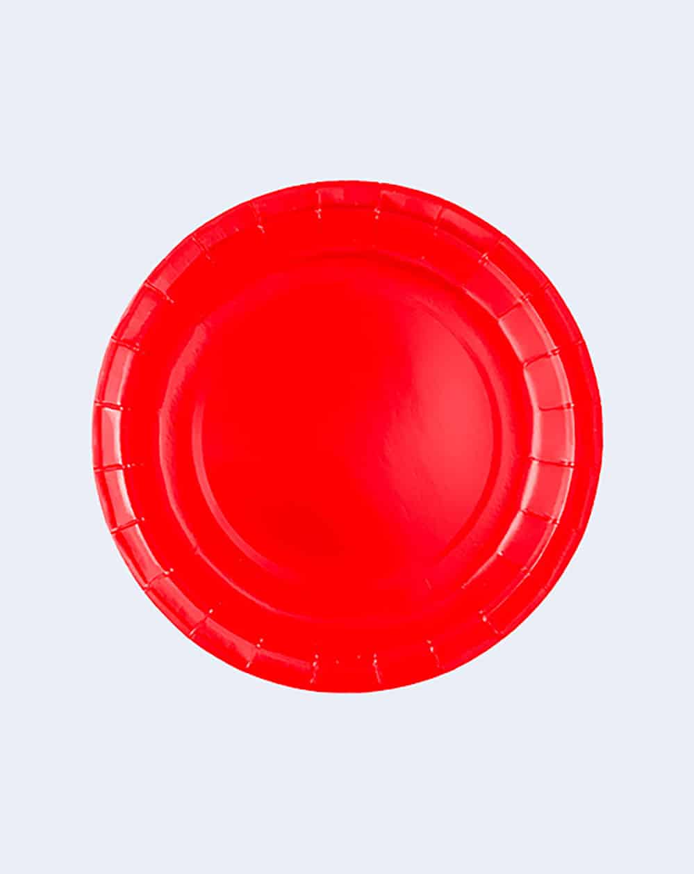 8 Platos Rojos BIO 17 Cm - Mis Globos