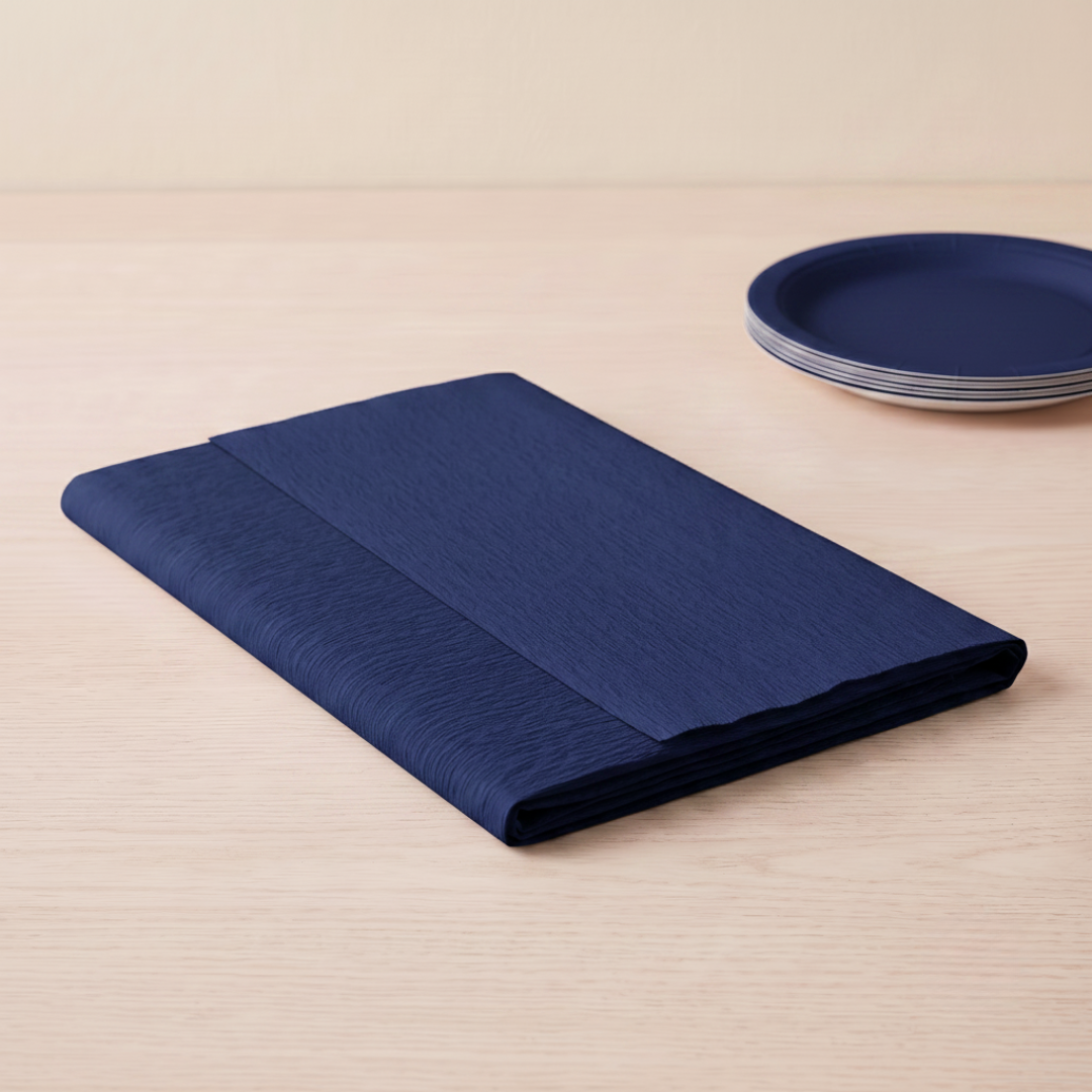 Mantel rectangular papel Azul Oscuro