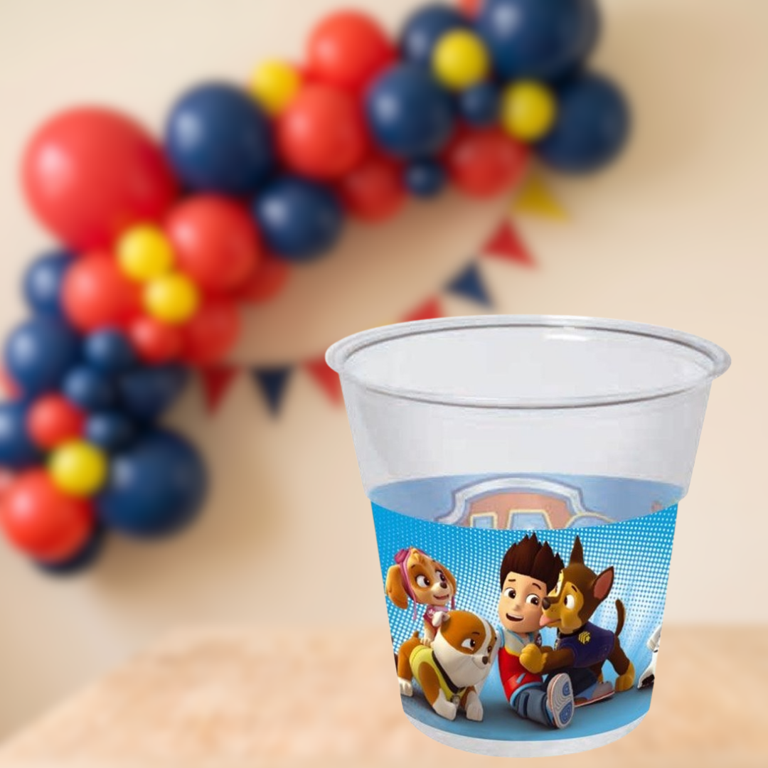 Vasos Patrulla Canina 200 ml | 8 unidades