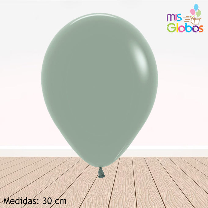 Globo Laurel Pastel hinchado con Helio por unidades.