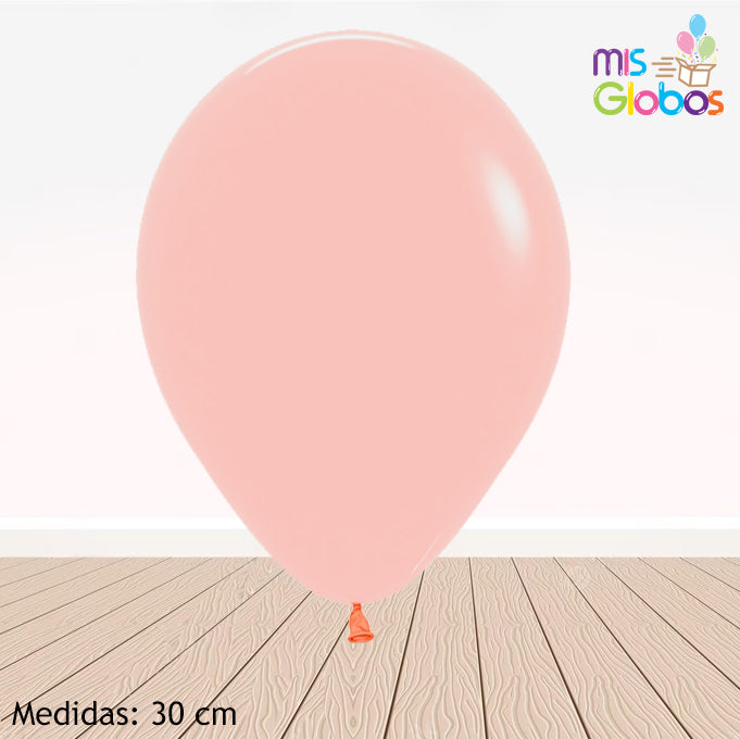 Globo Melón Pastel hinchado con Helio por unidades.