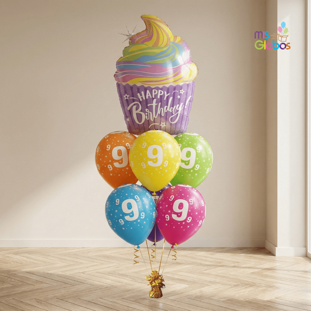 Ramo de globos Sigma prueba variantes