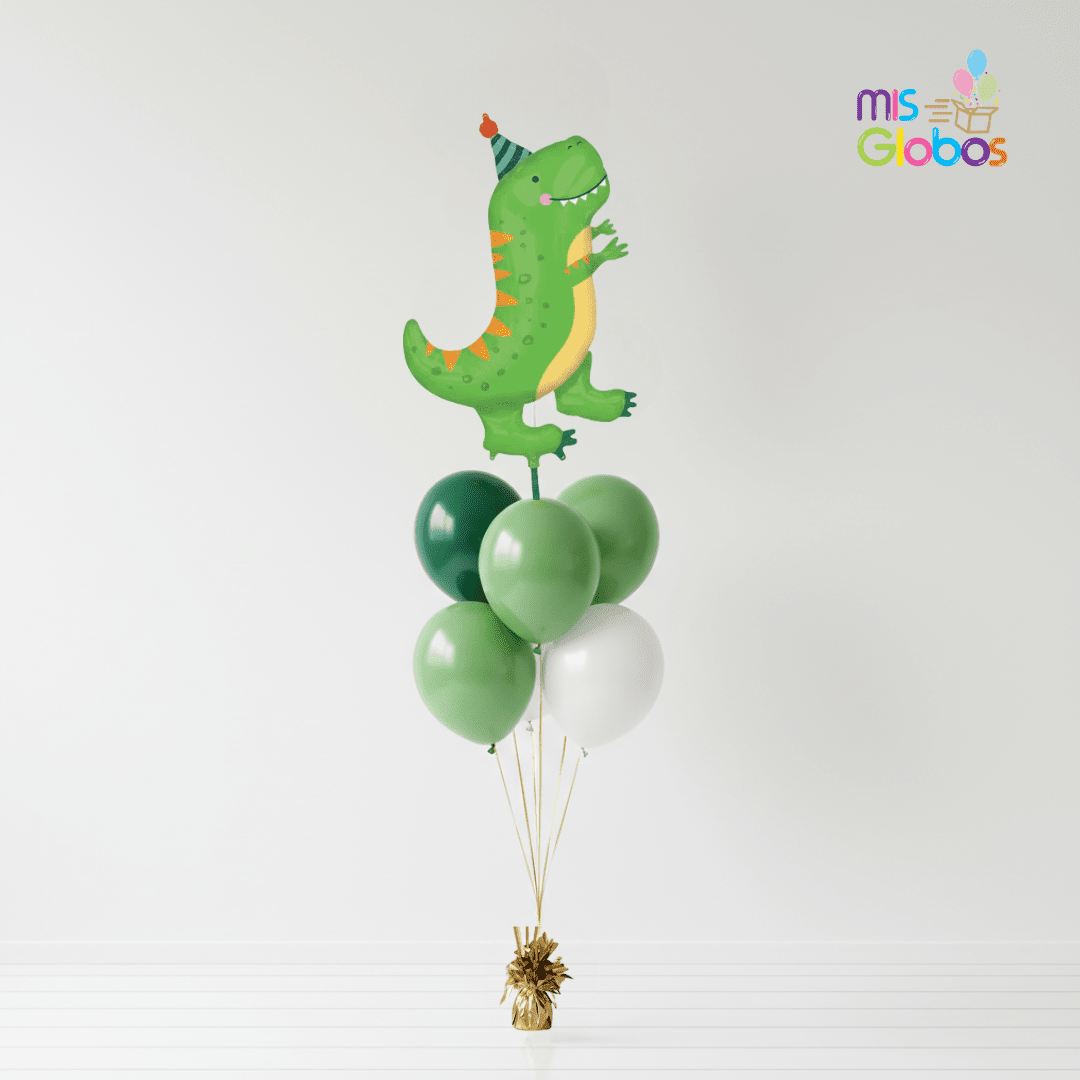 Ramo de globos Sigma Dinosaurio Feliz