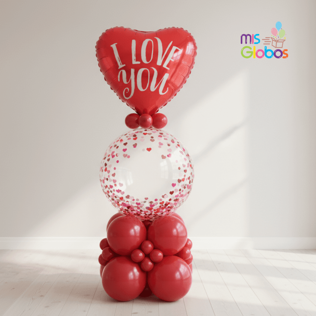 Arreglo Burbuja Stylish/you are my love - Mis Globos