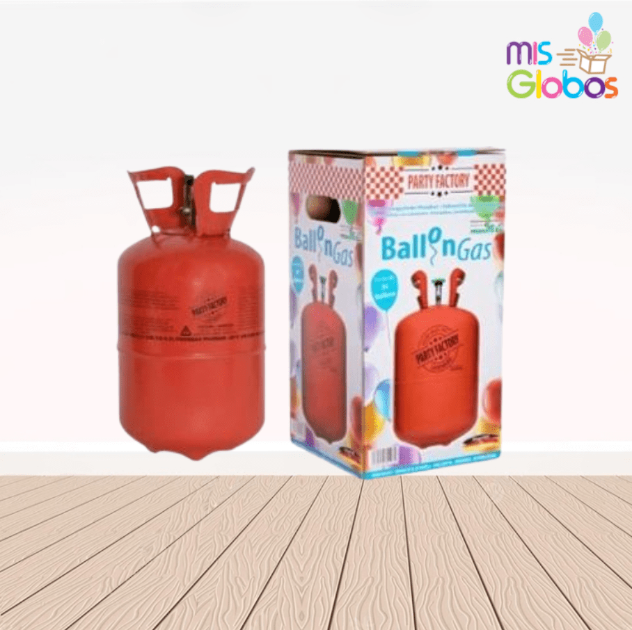 Bombona de helio desechable para 30 globos