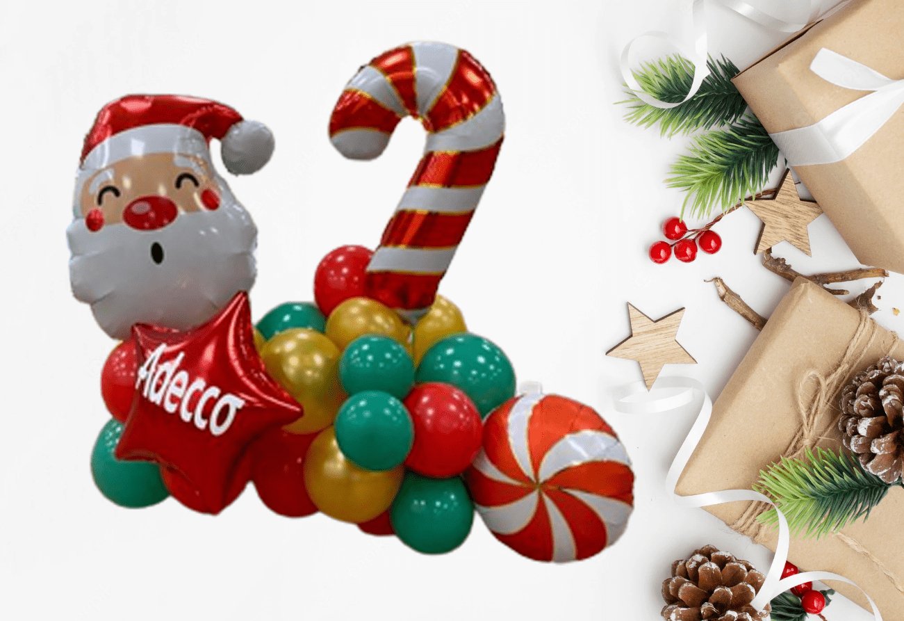 Centro de mesa Dulce Santa - Mis Globos