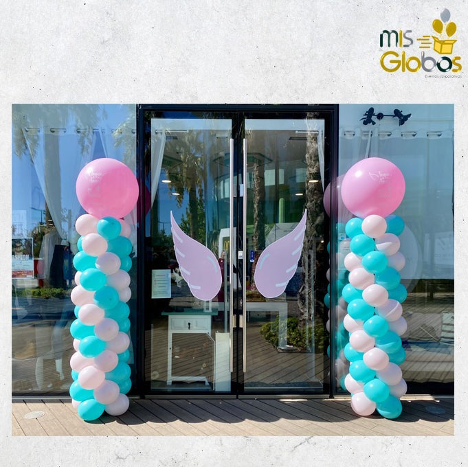 Columna estándar con gigante personalizado - Mis Globos