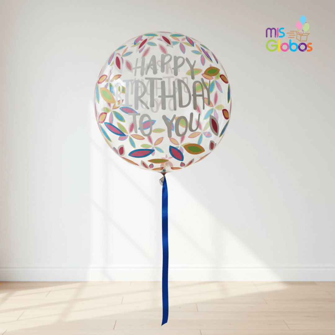 Decoburbuja Happy Birthday to you