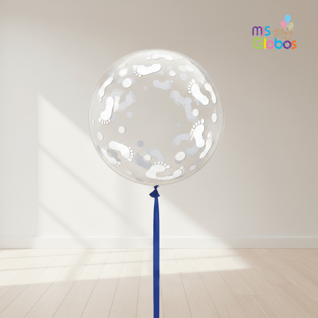 Decoburbuja Huellas - Mis Globos