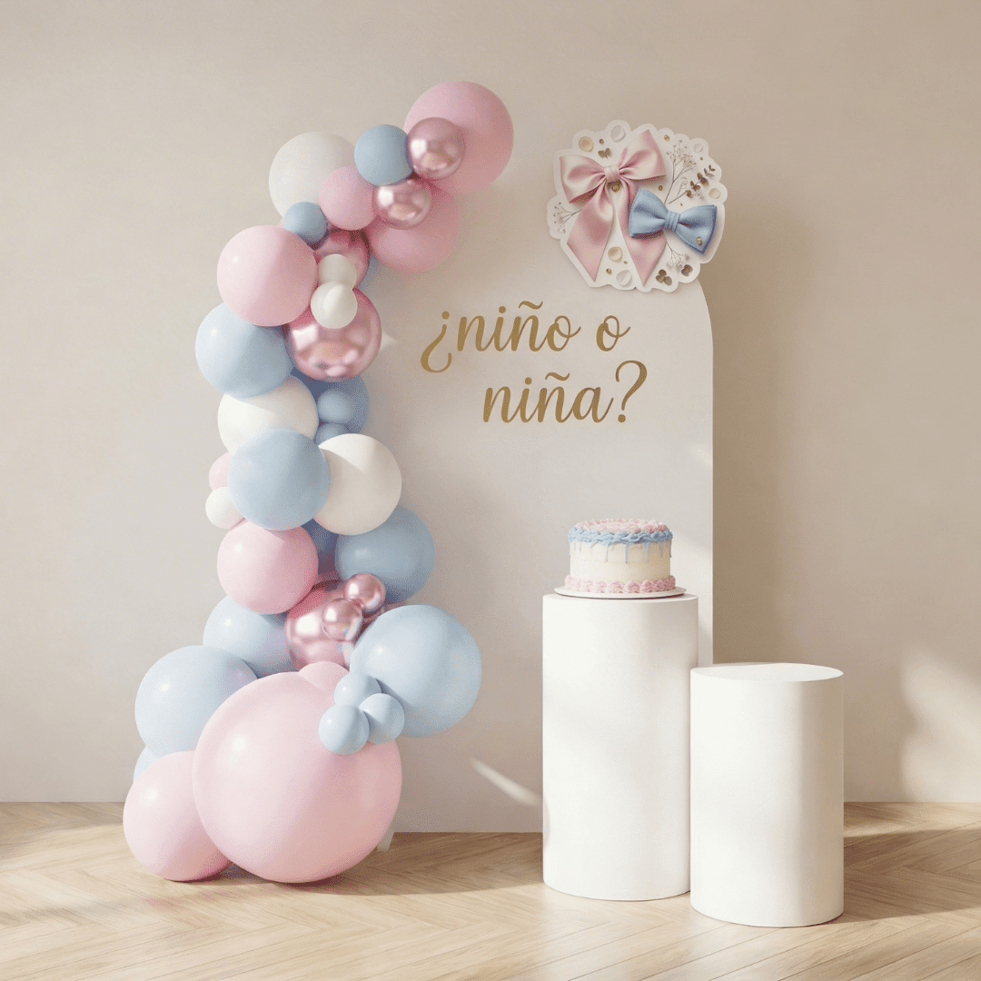 Decoración Baby Shower / Gender Reveal Panel Only - Mis Globos