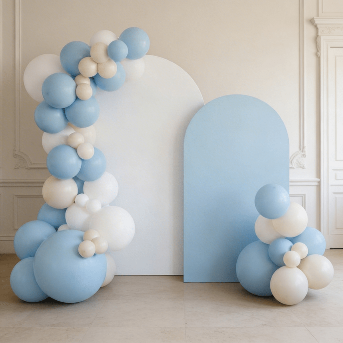 Decoración Bautizo Dúo Principal - Mis Globos