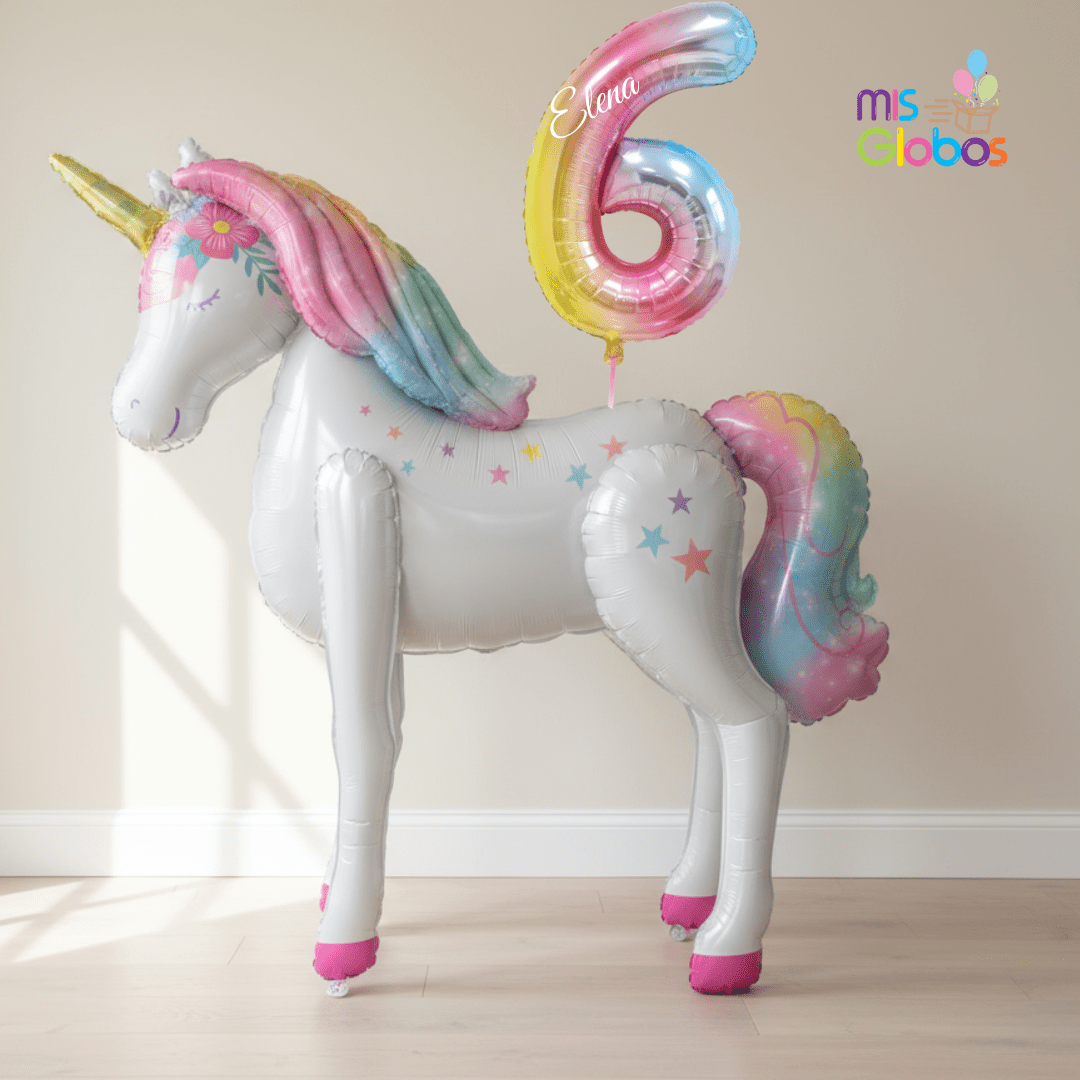 El unicornio te felicita - Mis Globos