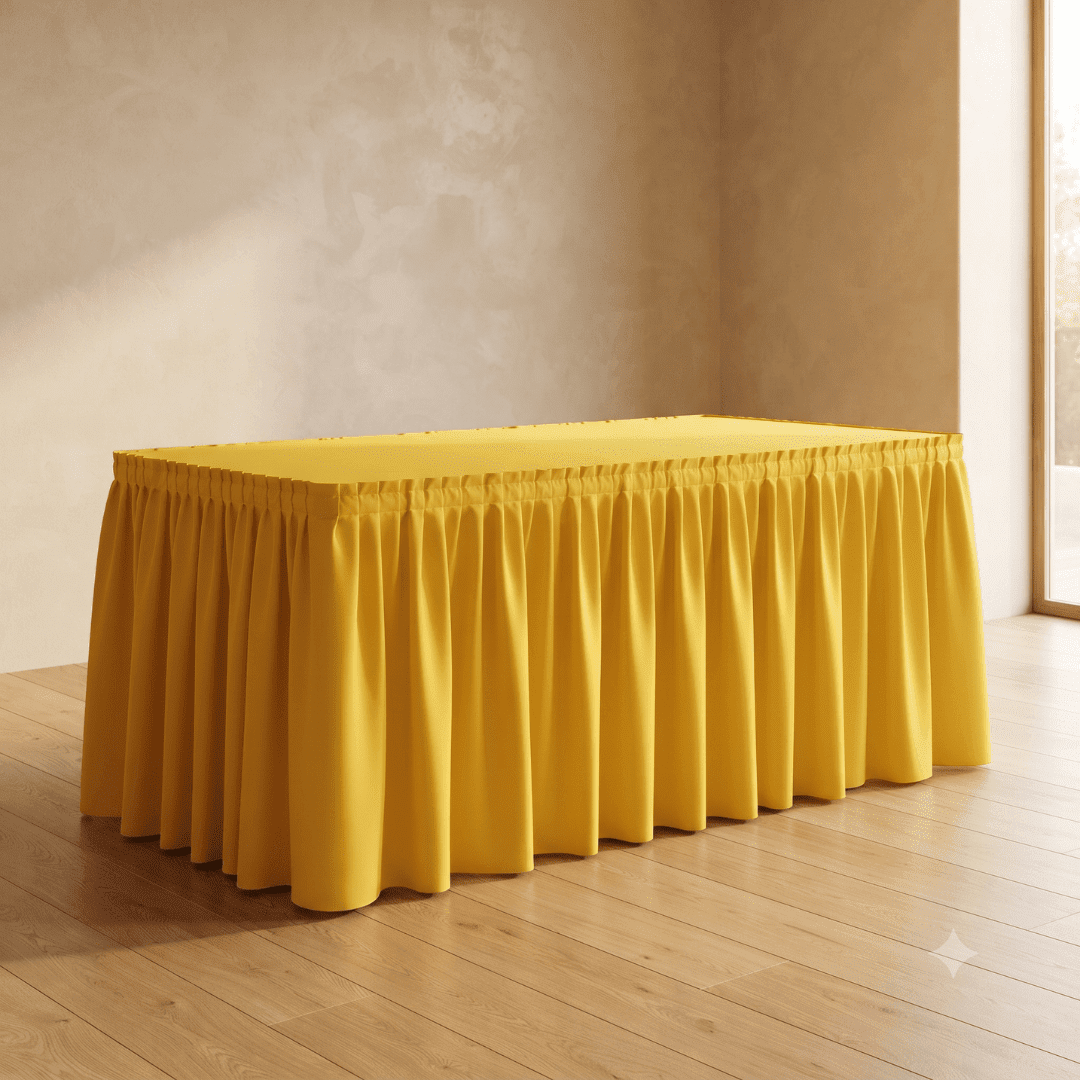 Faldón de mesa Amarillo