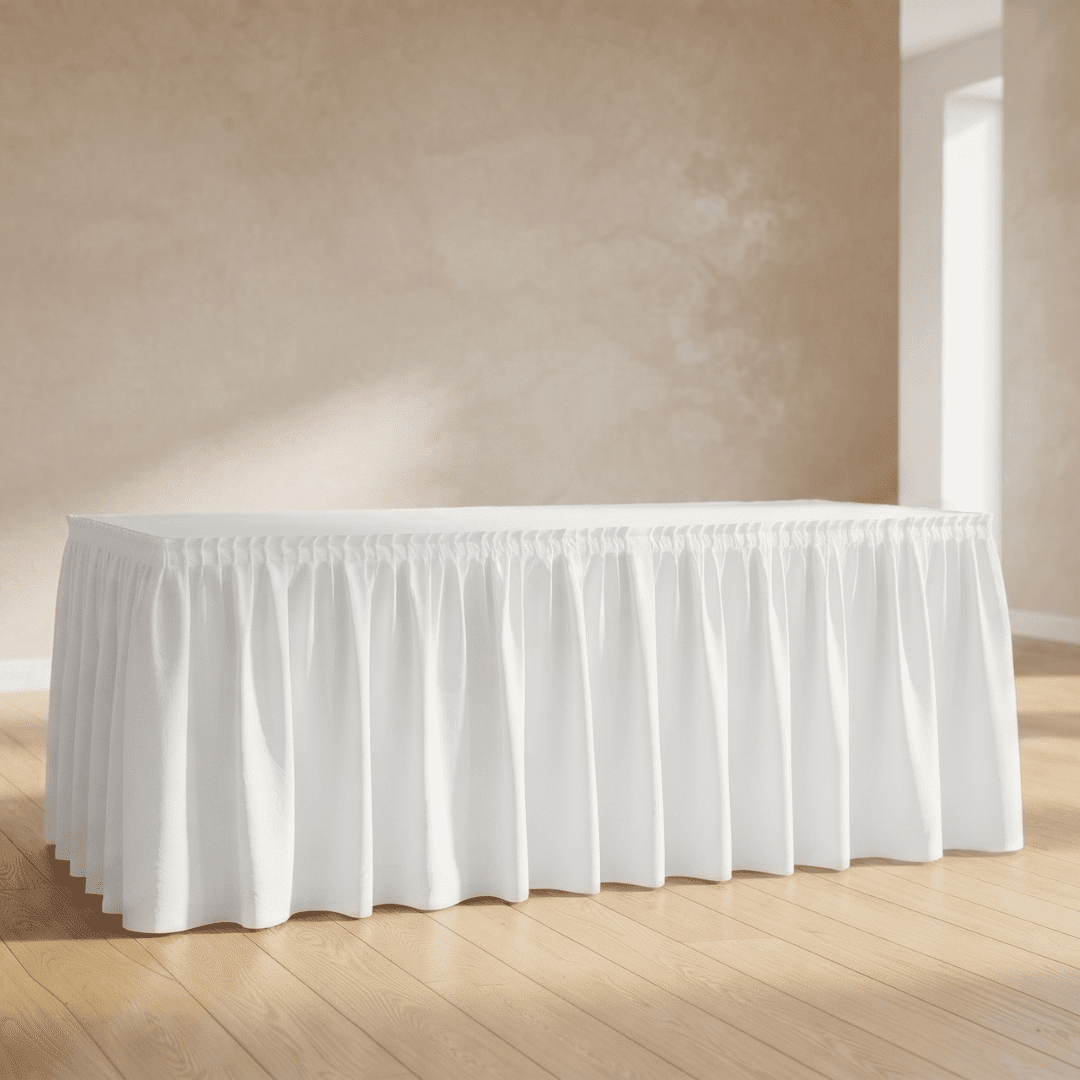 Faldón de mesa Blanco