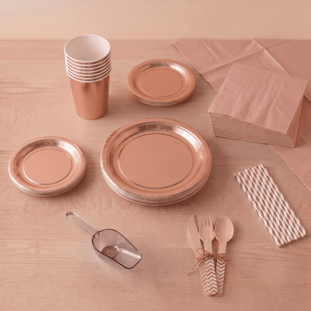 Faldón de mesa Oro Rosa