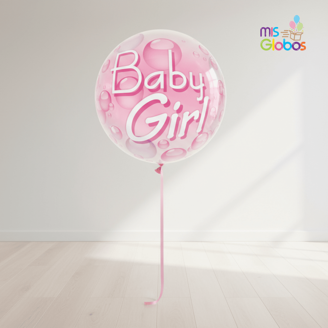 Globo Burbuja Baby Girl