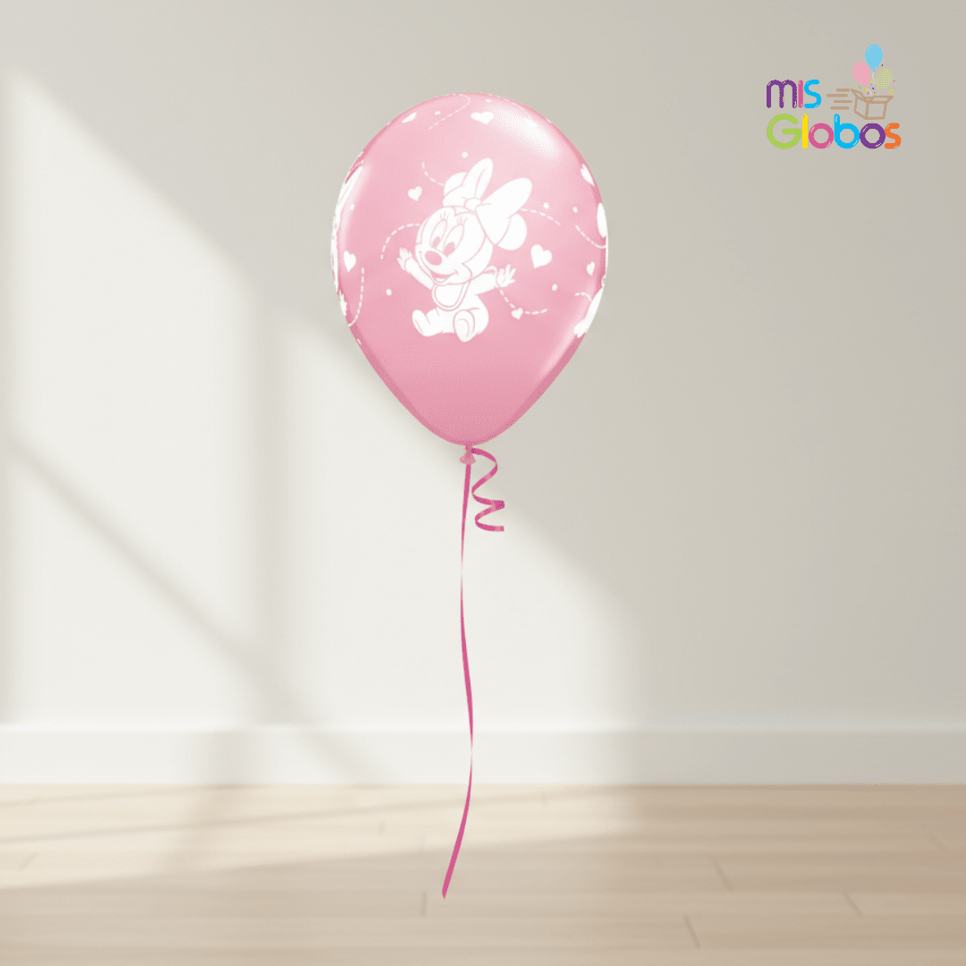 Globo de Látex Baby Minnie - Mis Globos