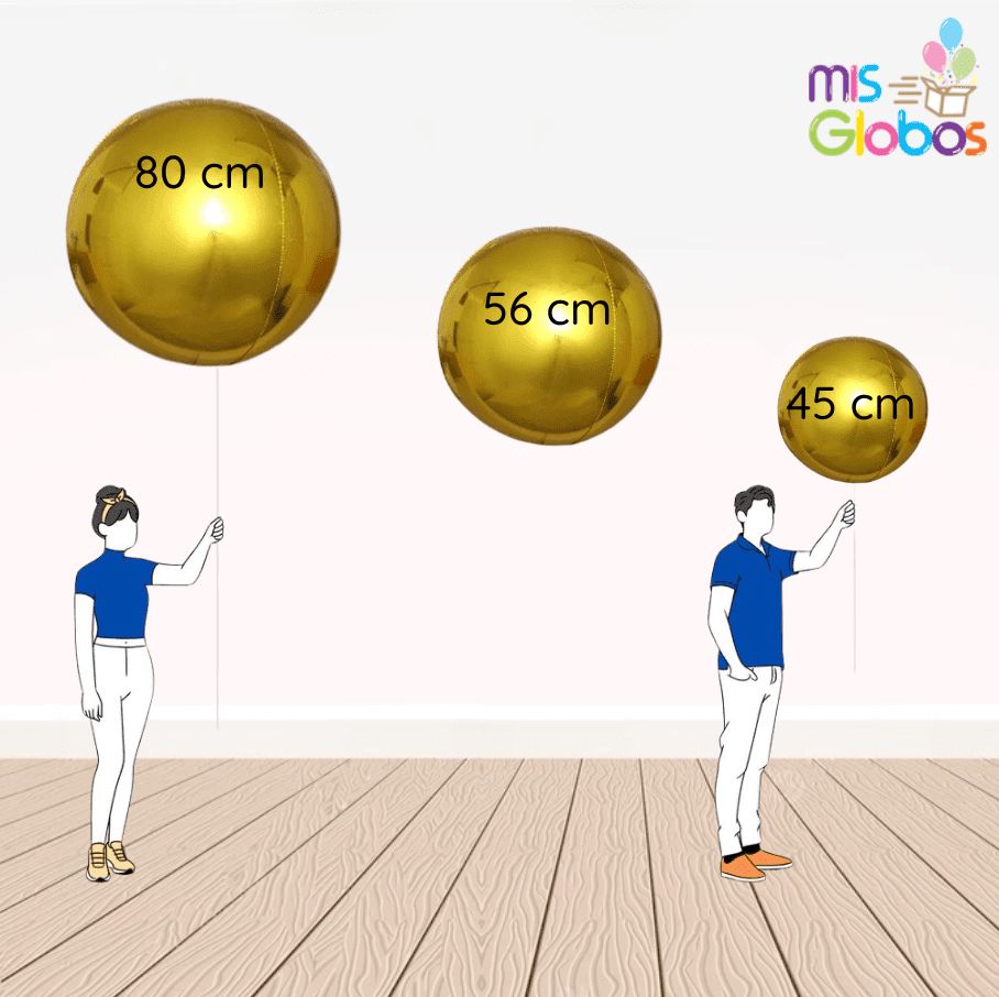 Globo Esfera Oro 45 cm