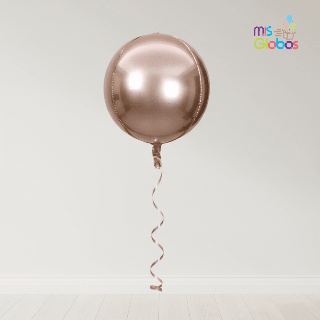 Globo Esfera Rosegold 55 cm - Mis Globos