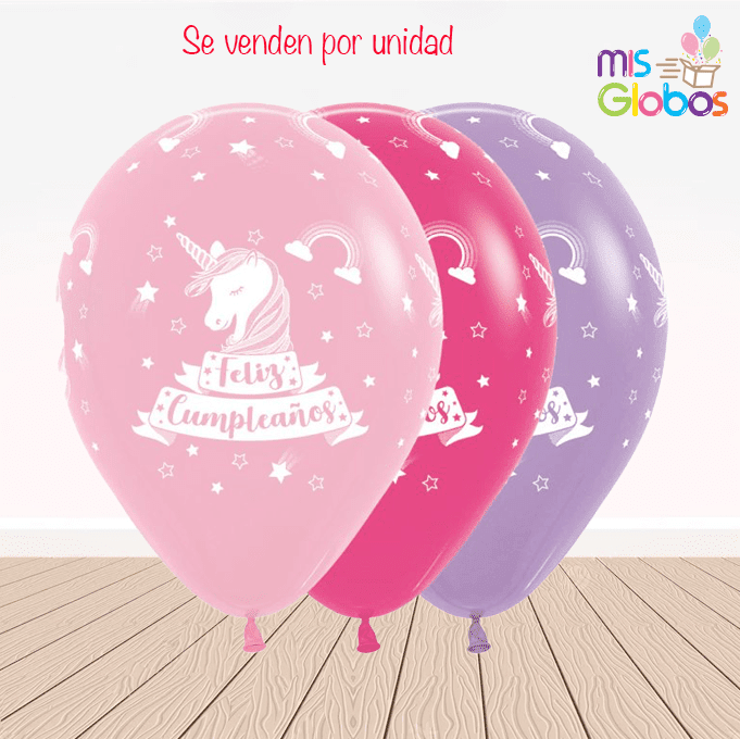 Globo Feliz Cumpleaños Unicornio