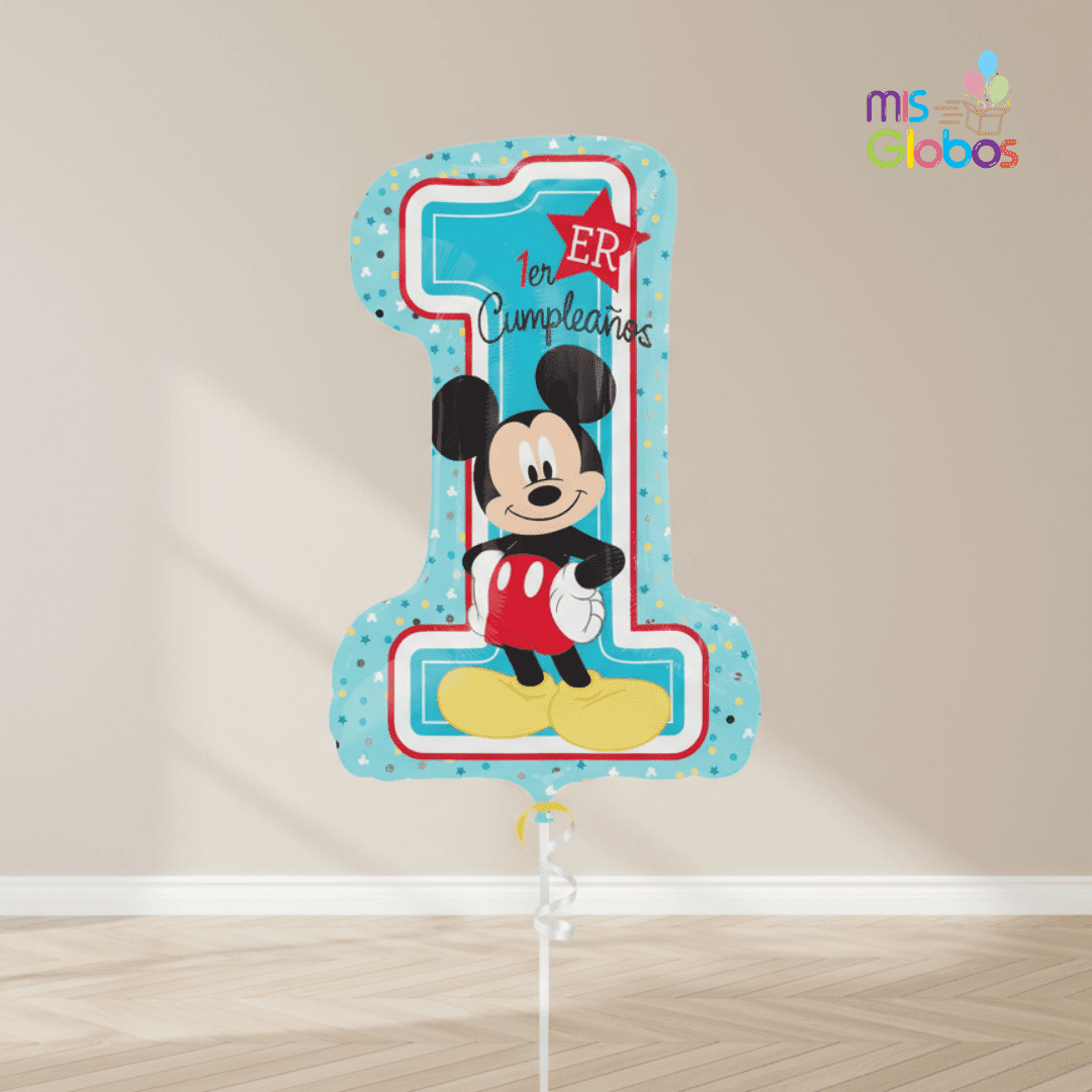 Globo Forma 1er cumple Mickey - Mis Globos