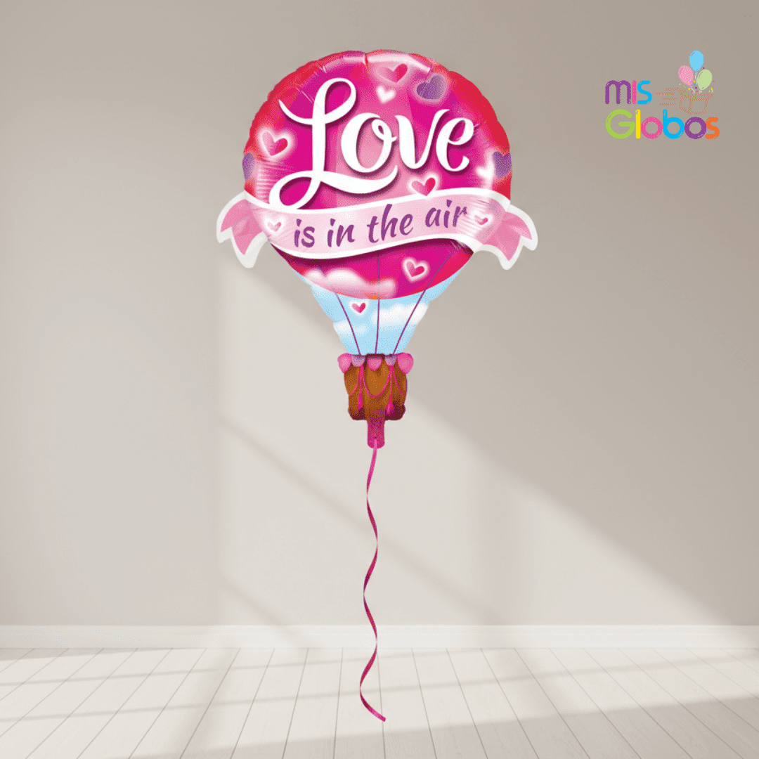 Globo Forma Aerostático Love is in the air