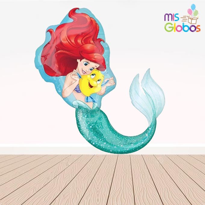 Globo forma Ariel La Sirenita - Mis Globos