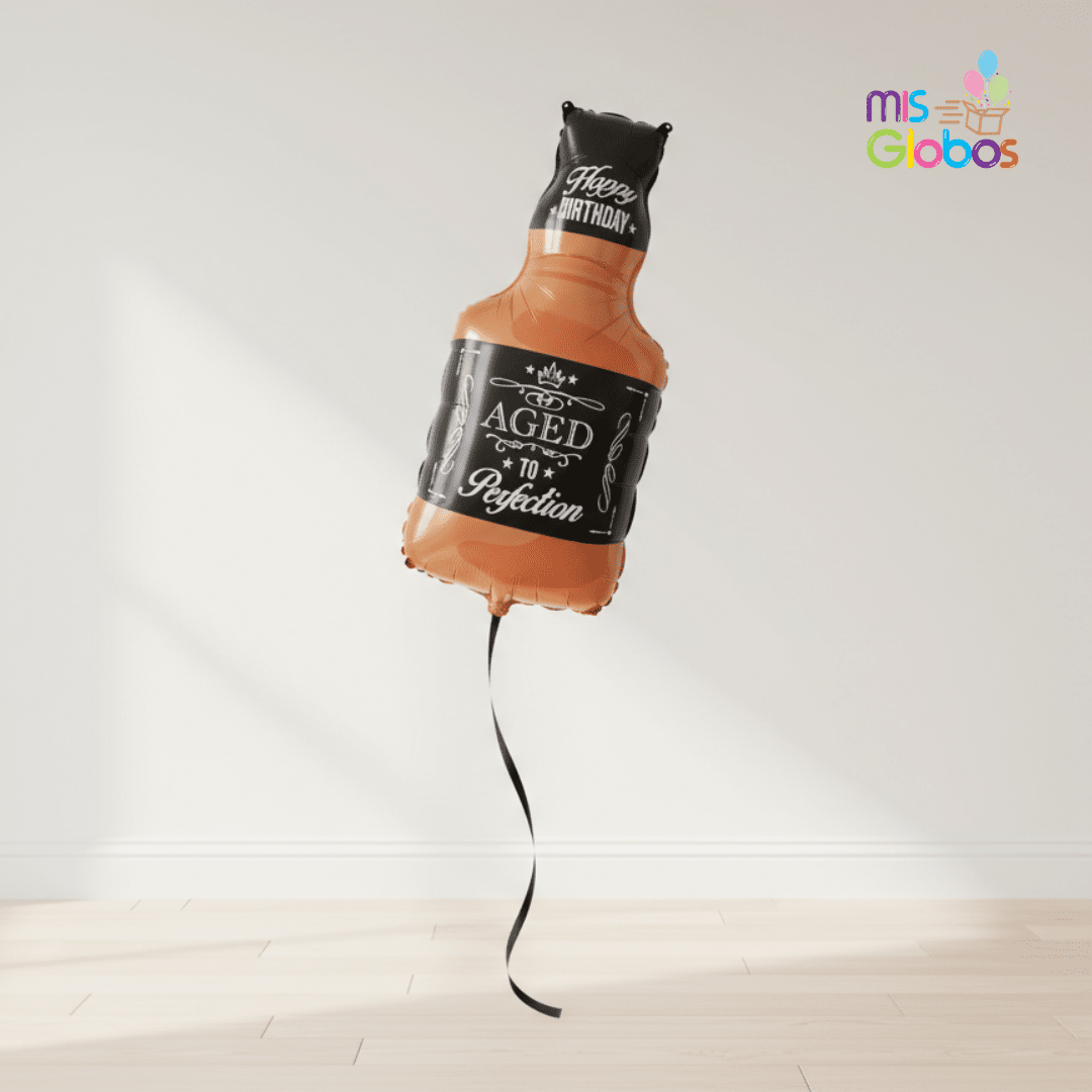 Globo Forma Botella Whisky