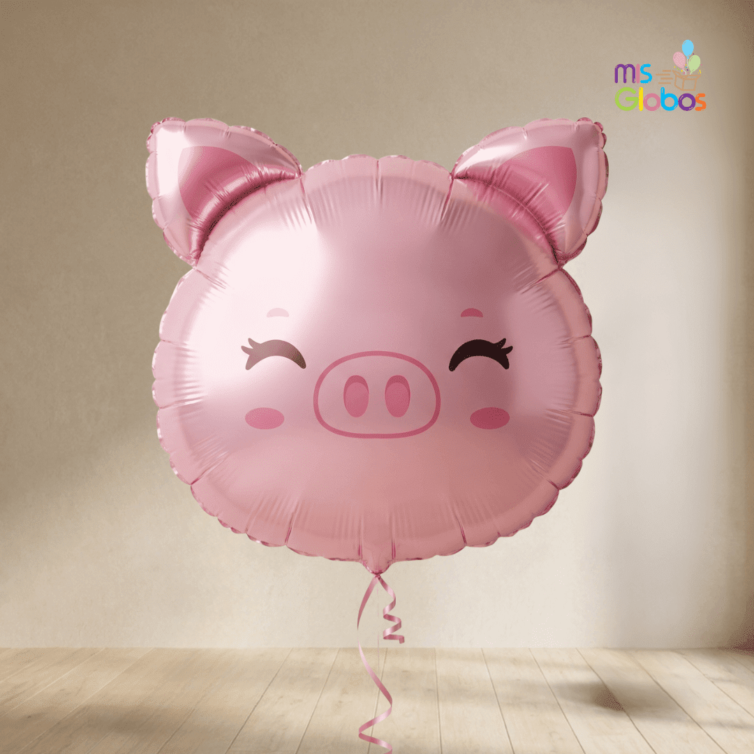 Globo Forma Cabeza Cerdo