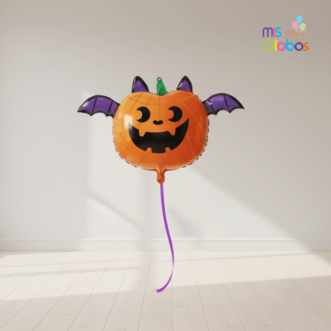 Globo Forma Calabaza Sonriente - Mis Globos