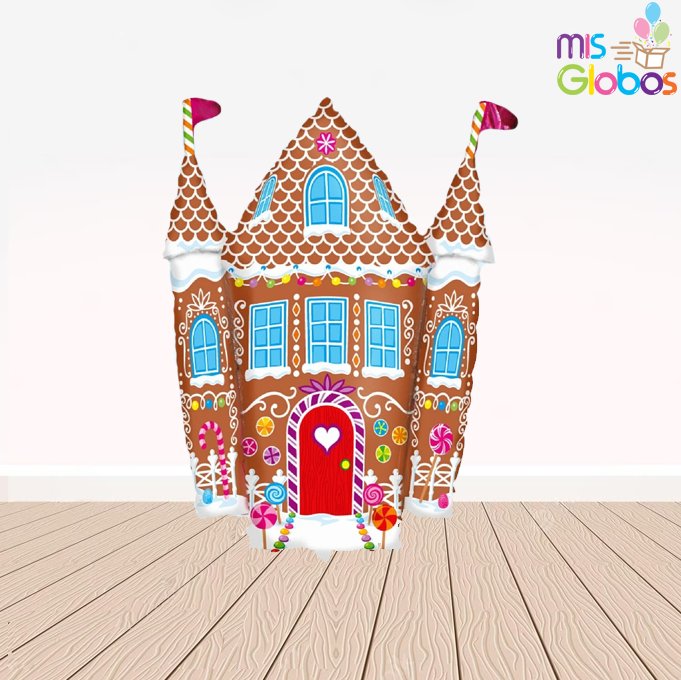 Globo Forma Casita de Caramelo