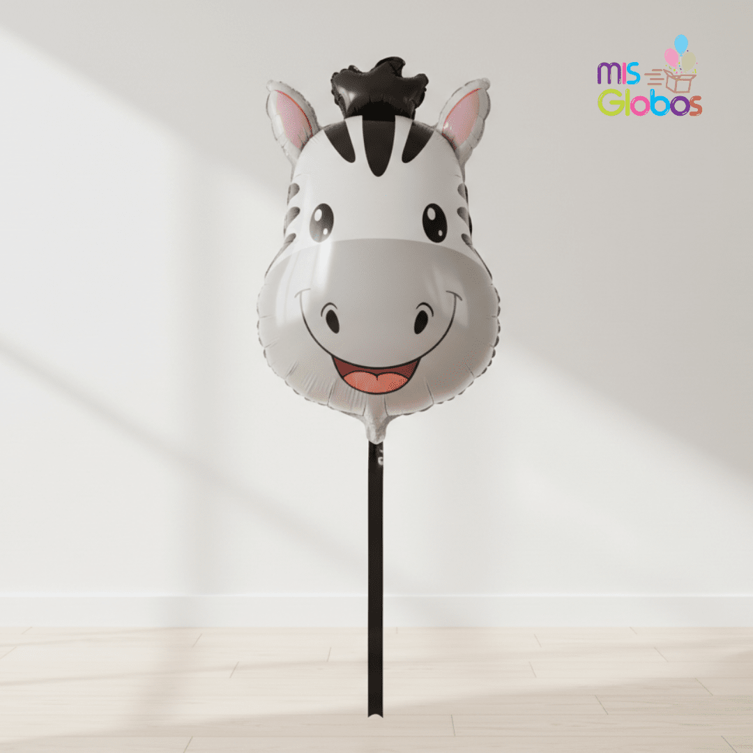 Globo Forma Cebra - Mis Globos