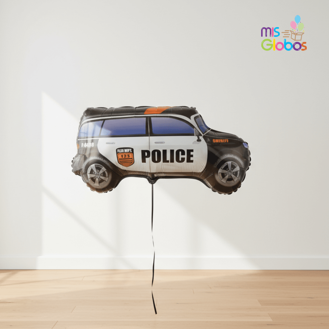 Globo Forma Coche de Policía