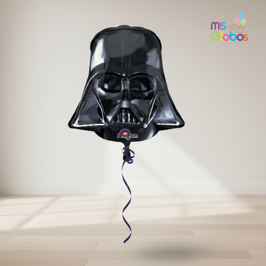 Globo Forma Darth Vader - Mis Globos