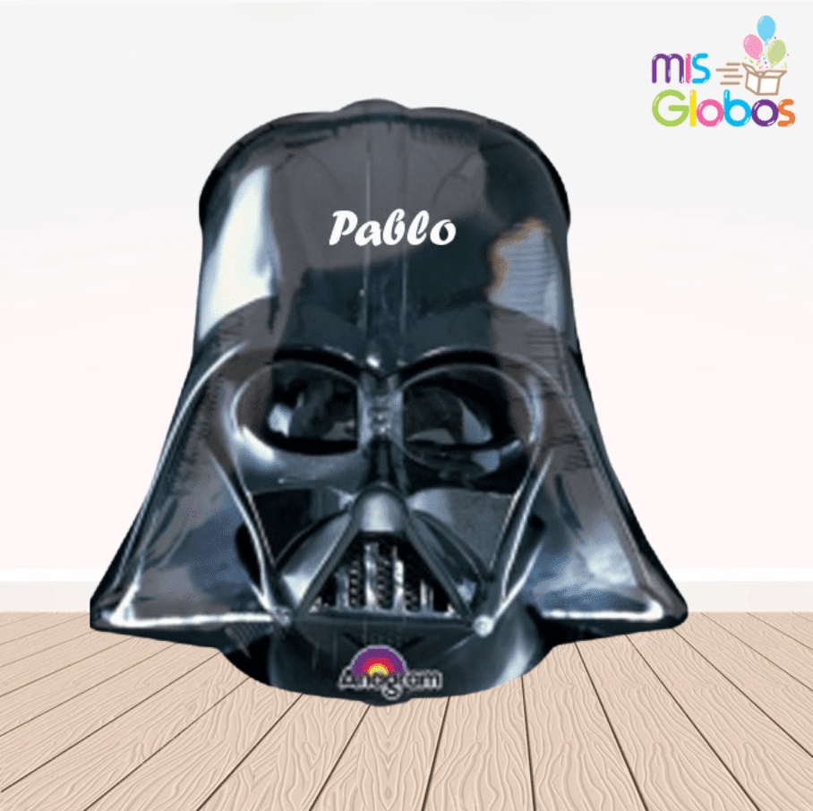 Globo forma Darth Vader Helmet.