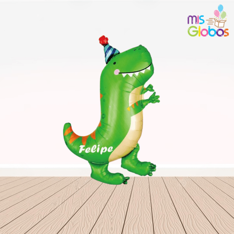 Globo forma Dinosaurio Feliz