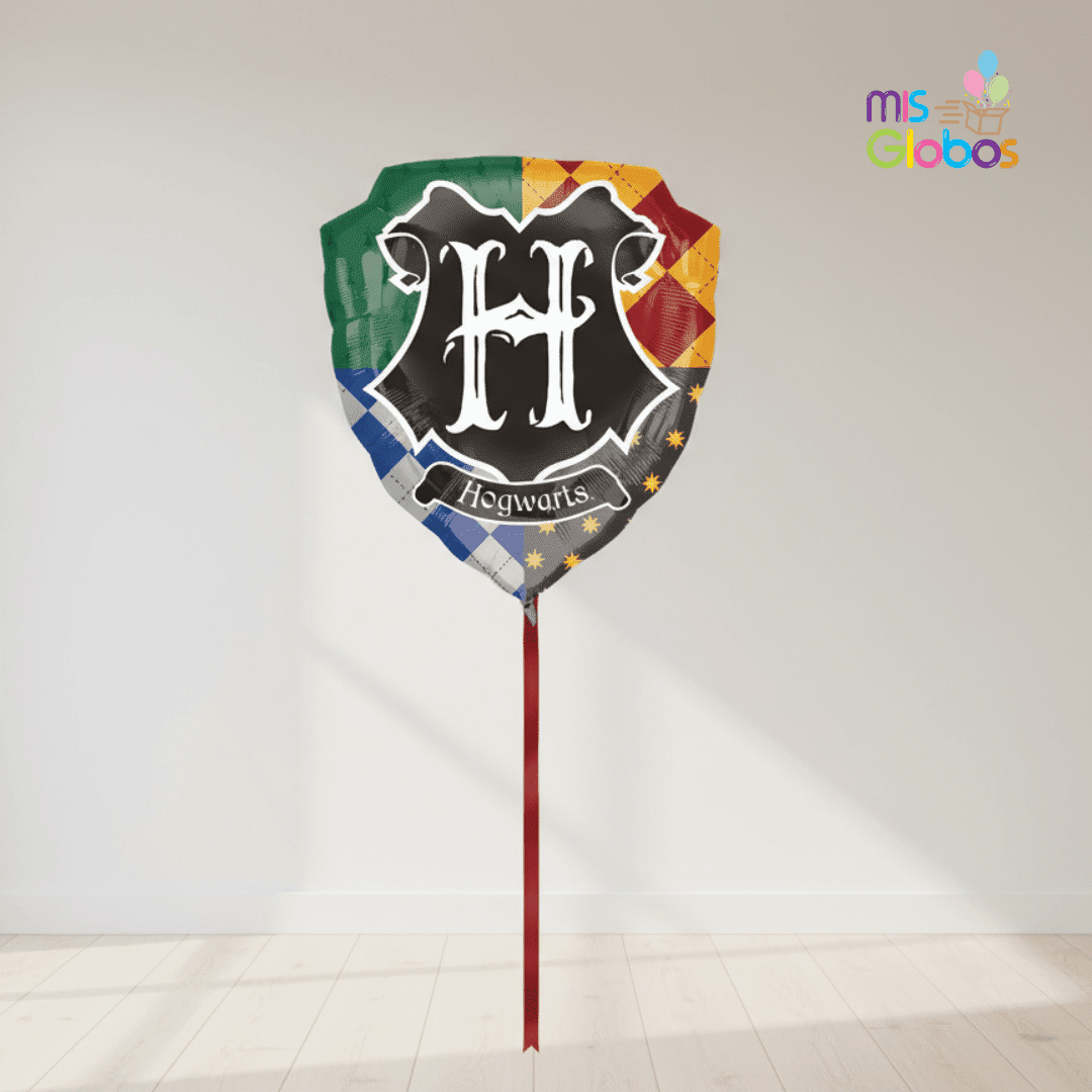 Globo Forma Escudo Howarts - Mis Globos