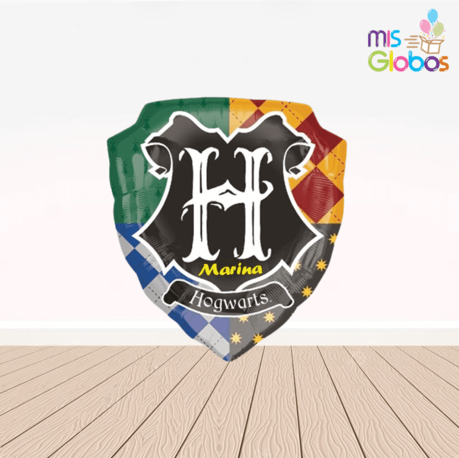Globo forma Escudo Howarts