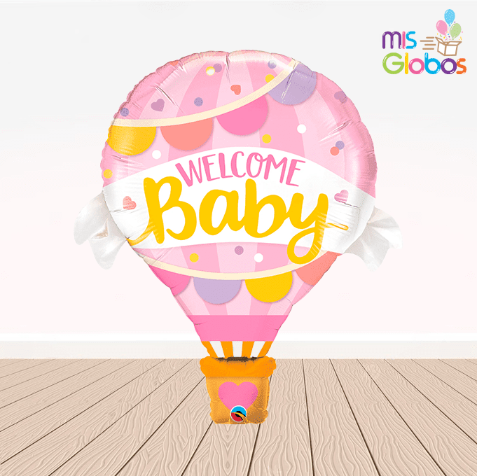 Globo Forma Globo Aerostático Rosa