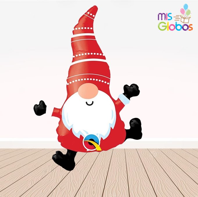 *Globo Forma Gnomo Navideño