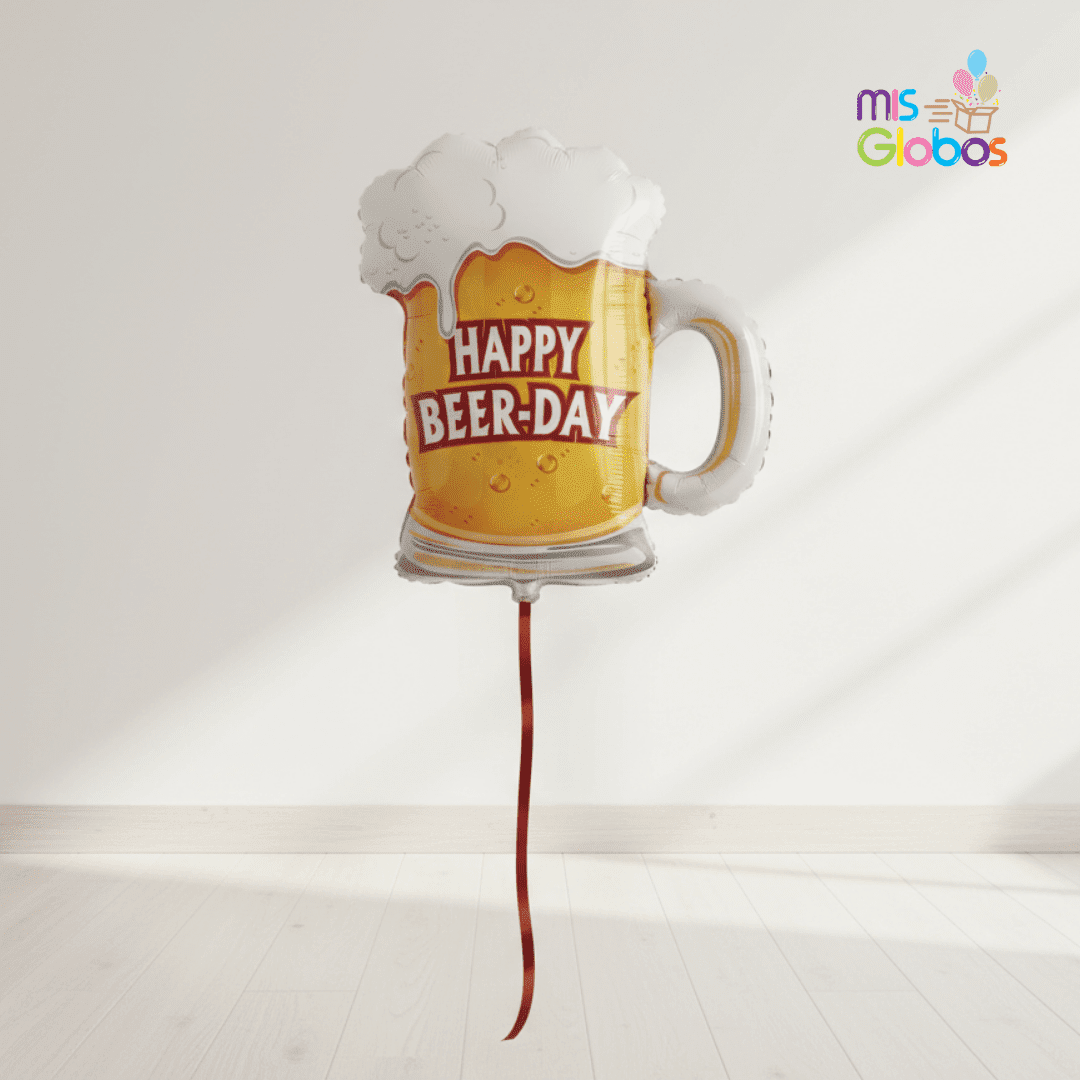 Globo Forma Jarra de Cerveza - Mis Globos