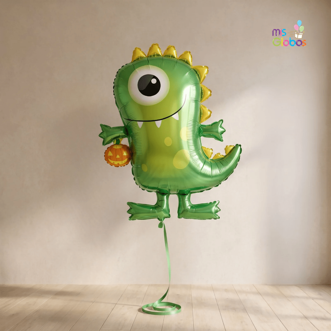Globo Forma Monstruo Verde - Mis Globos