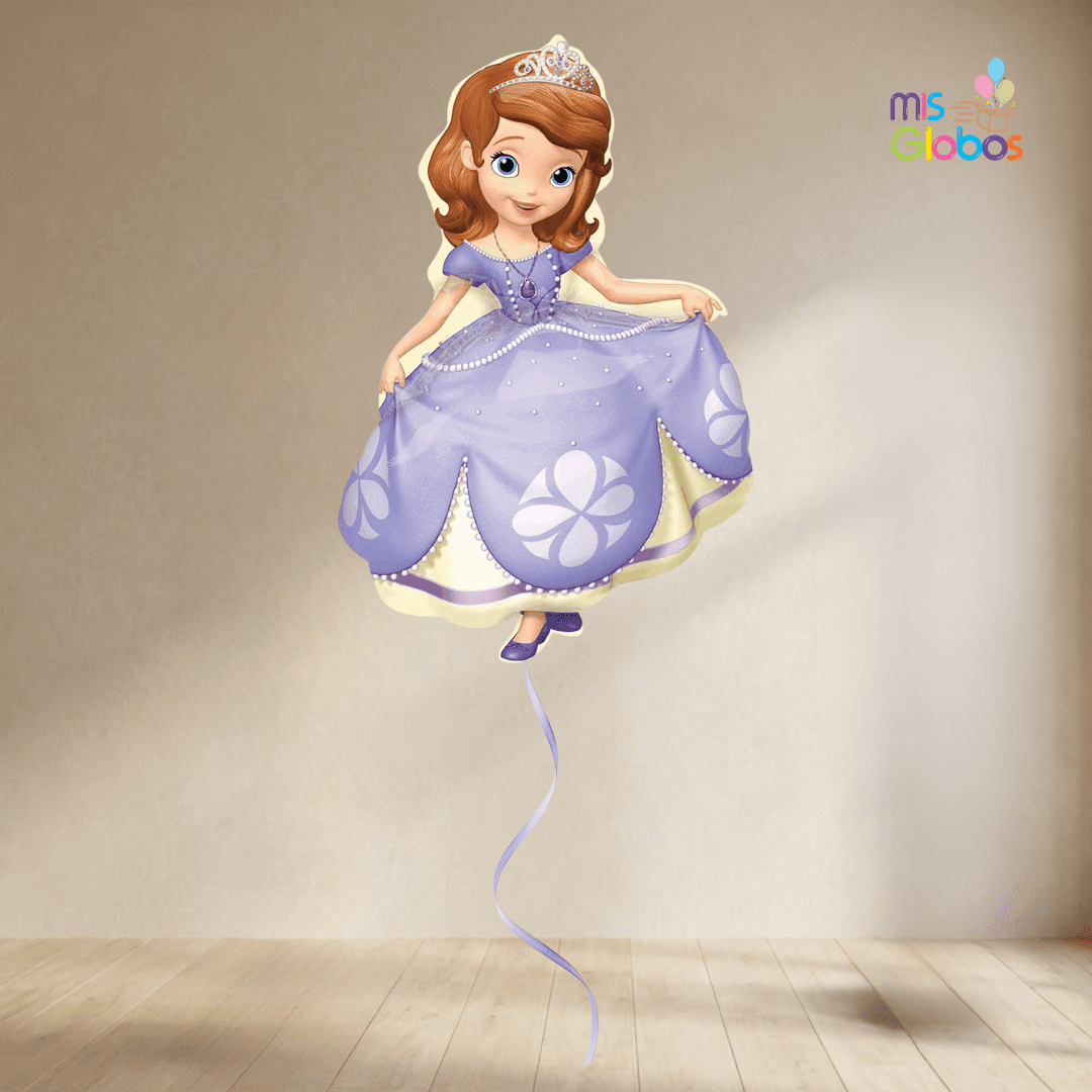 Globo Forma Princesa Sofía - Mis Globos