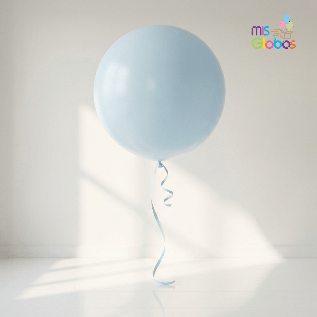 Globo GIGANTE Azul Pastel - Mis Globos