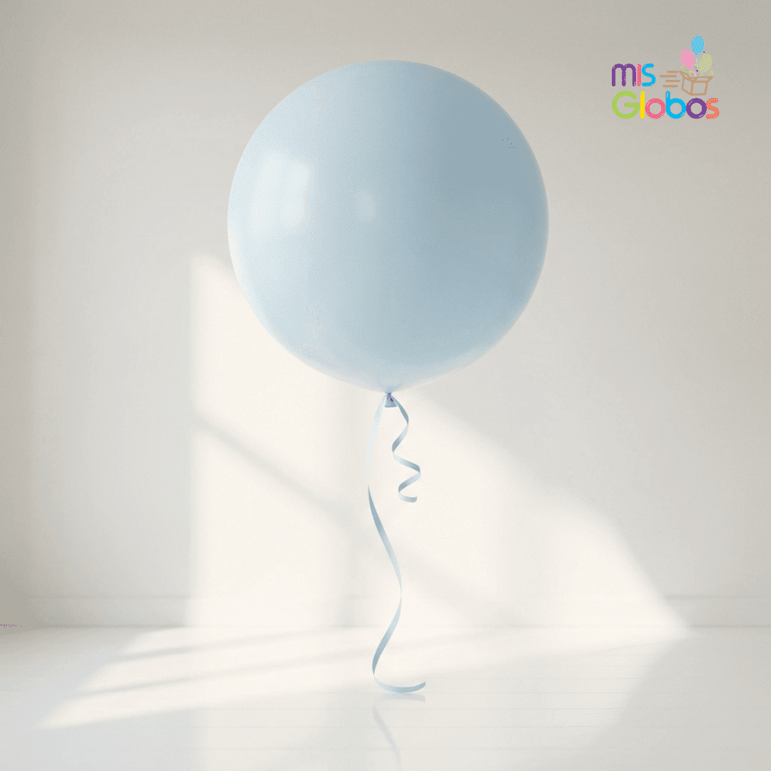 Globo GIGANTE Azul Pastel - Mis Globos