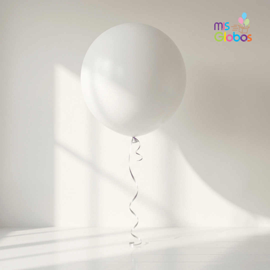 Globo GIGANTE Blanco mate - Mis Globos