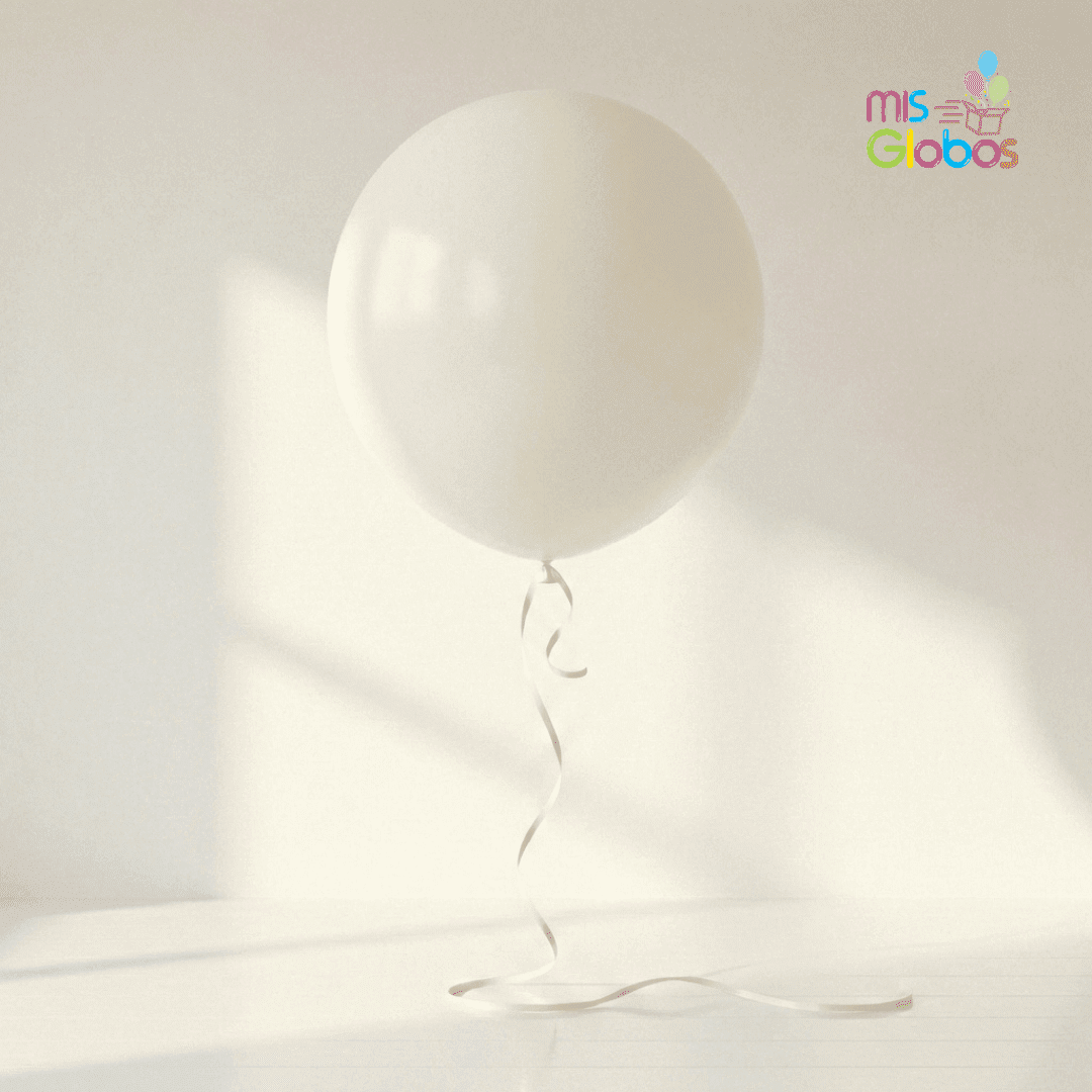 Globo de látex crema